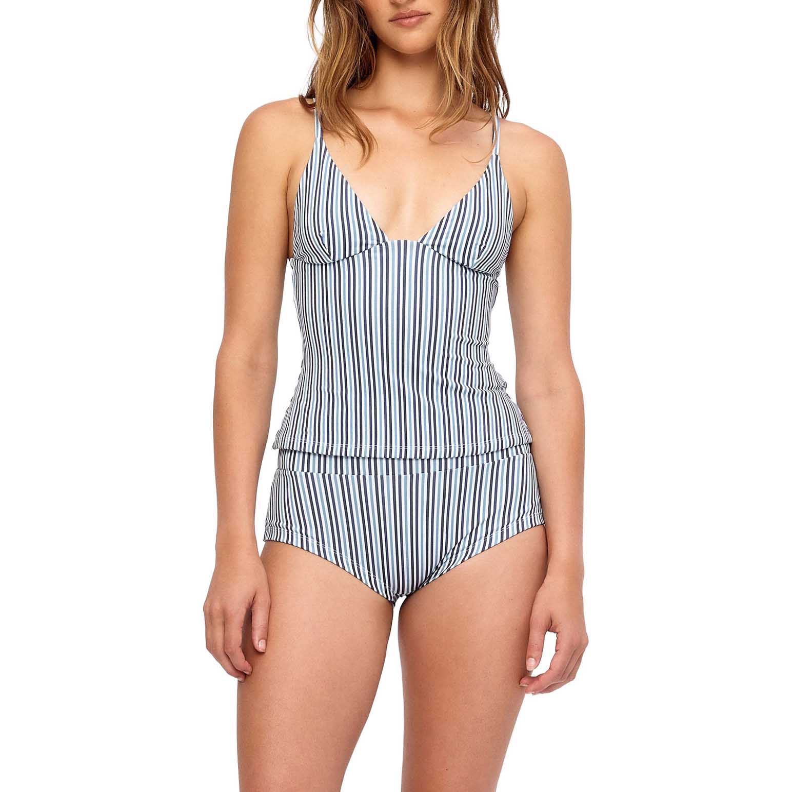 Zulu & Zephyr Blue Pin Stripe Tank Top